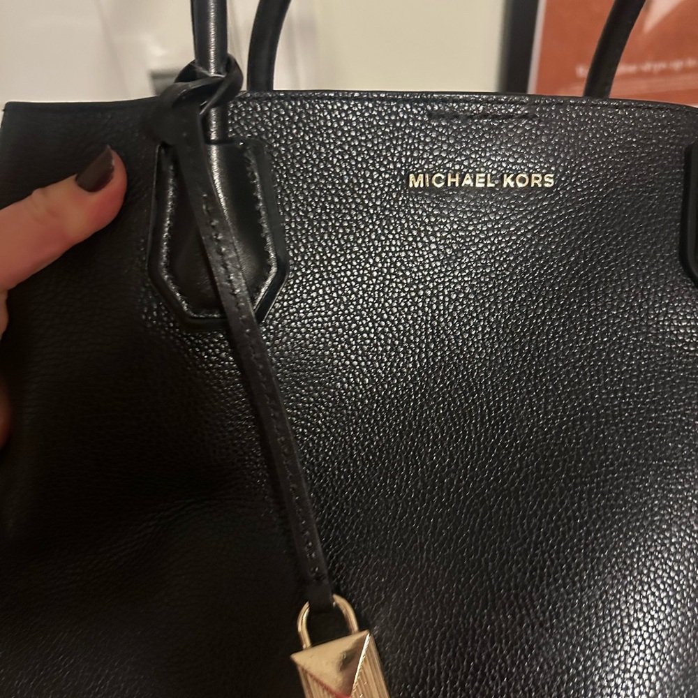 Michael Kors Black and Gold Tote